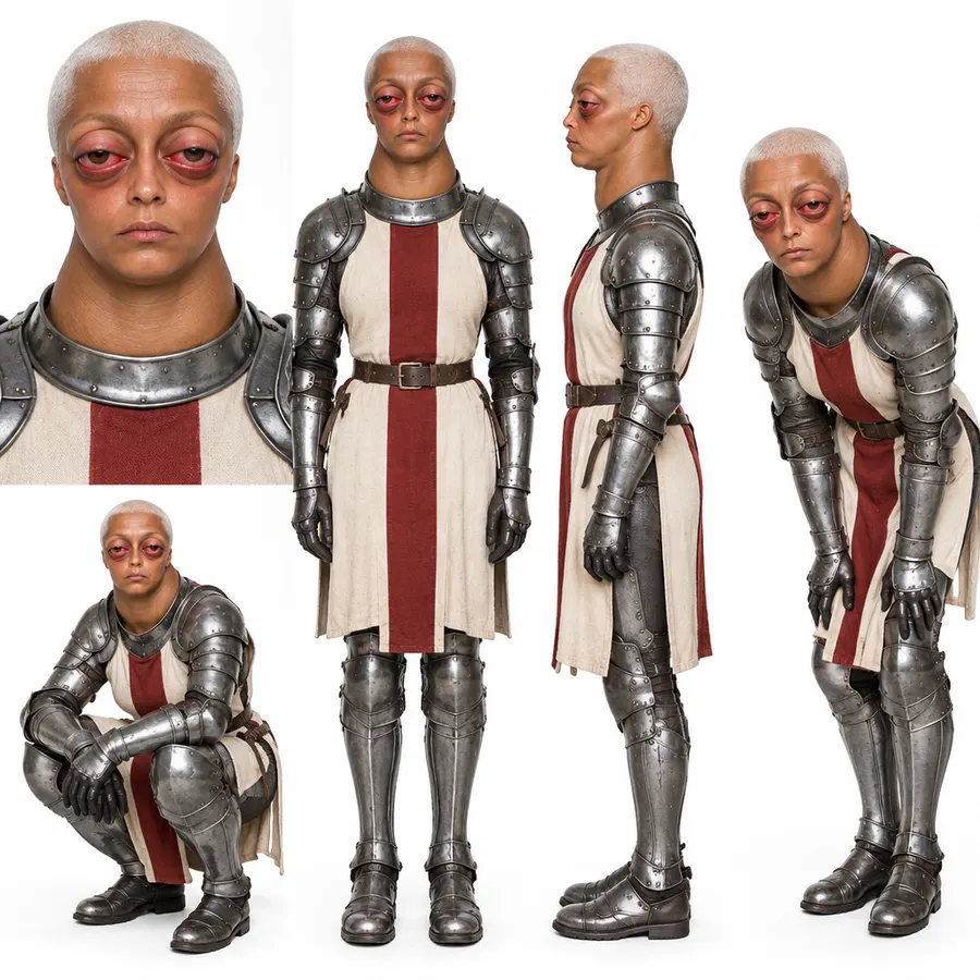 Ficha de personagem criada no Estúdio de Influencer do Corty